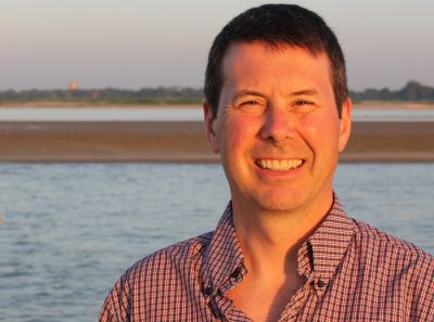 Matthew Conduit Cycling on the  tour with redspokes